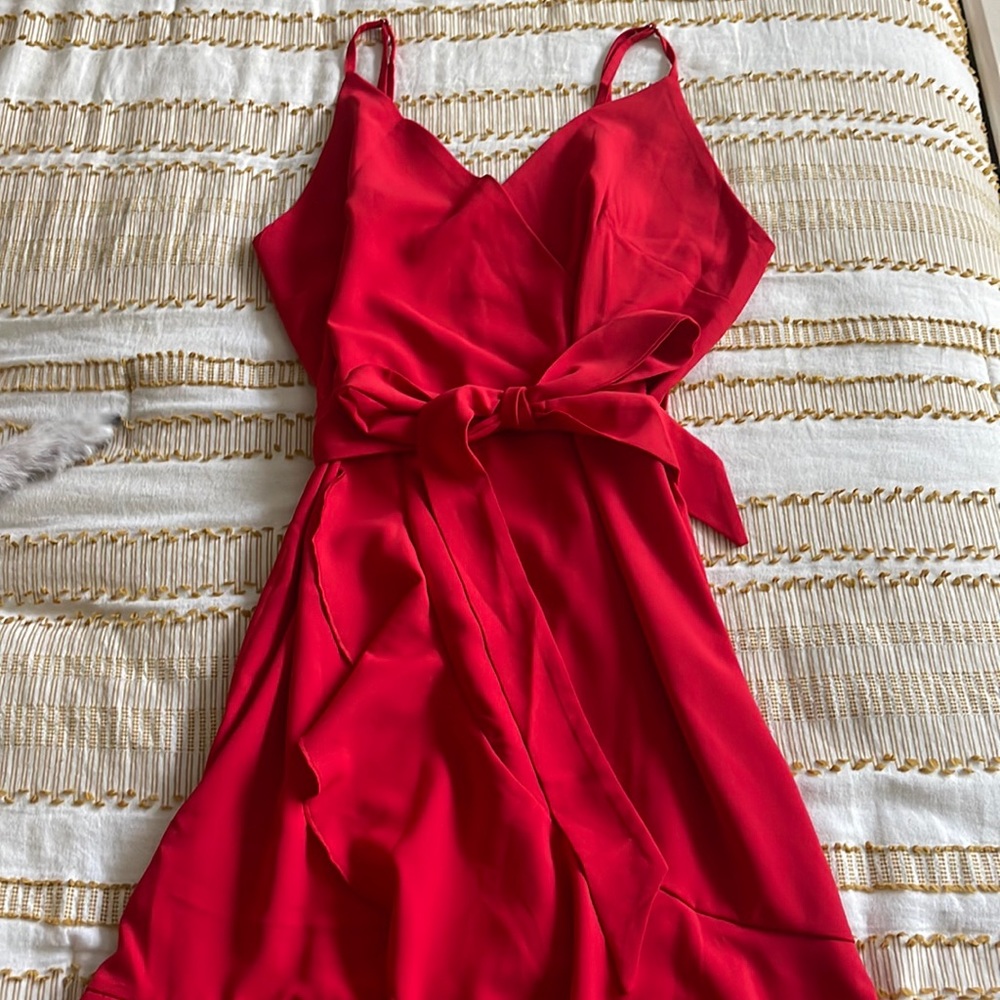 Red dress